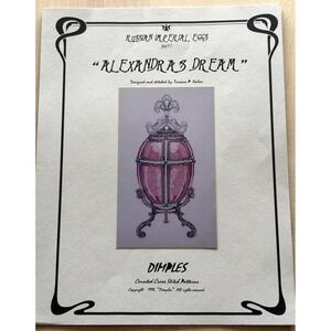 Alexandras Dream Embroidery Chart Pattern Dimples 1996 Russian Imperial Egg
